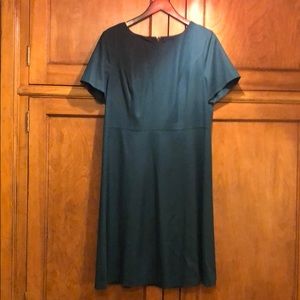 Talbots green wool dress